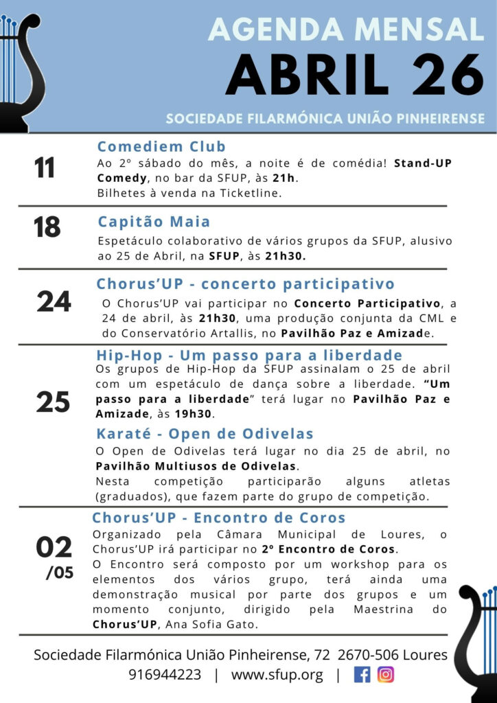 Agenda Abril 2026